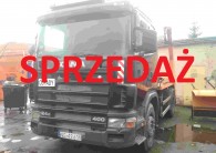 NA SPRZEDA  SCANIA R124 Bramowiec do wywozu kontenerw 